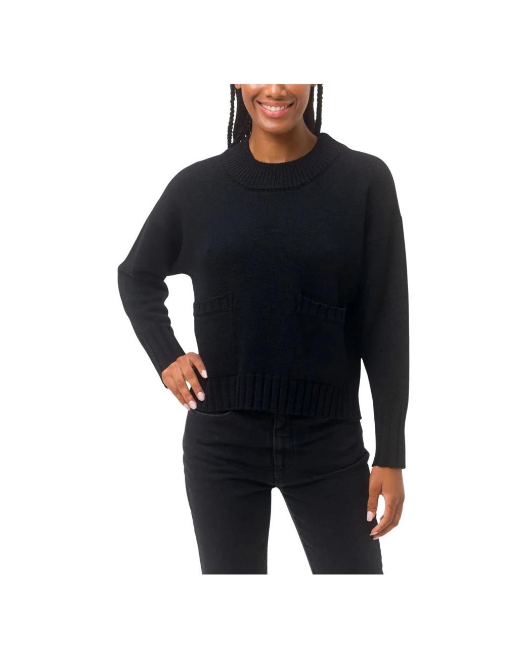 Alpha Industries Black Round-Neck Knitwear