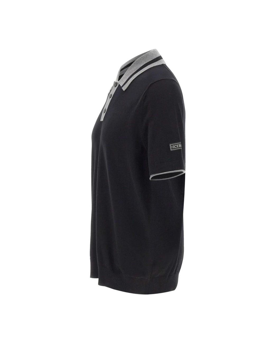 Iceberg Black Round-Neck Knitwear for men