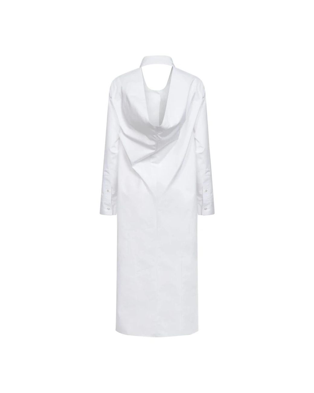 Balenciaga White Shirt Dresses