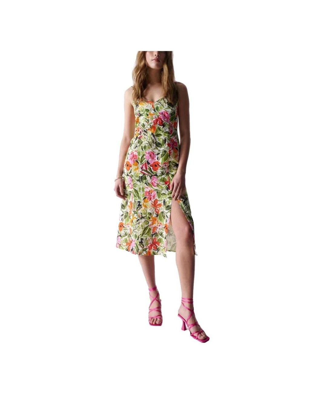 Salsa Jeans Green Midi Dresses