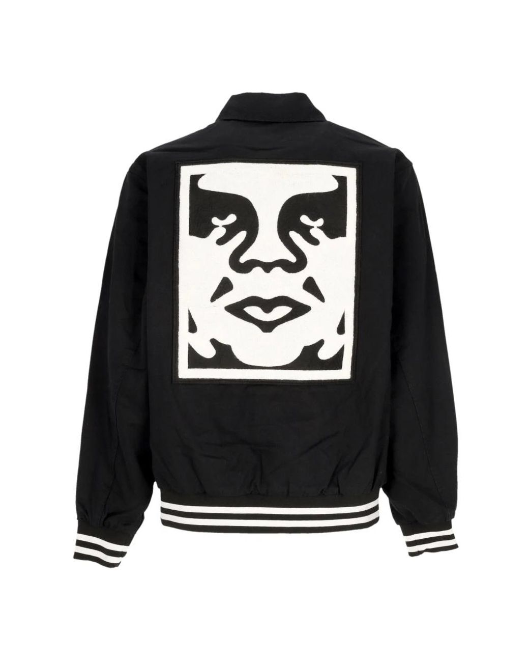 Obey Black Bomber Jackets for men