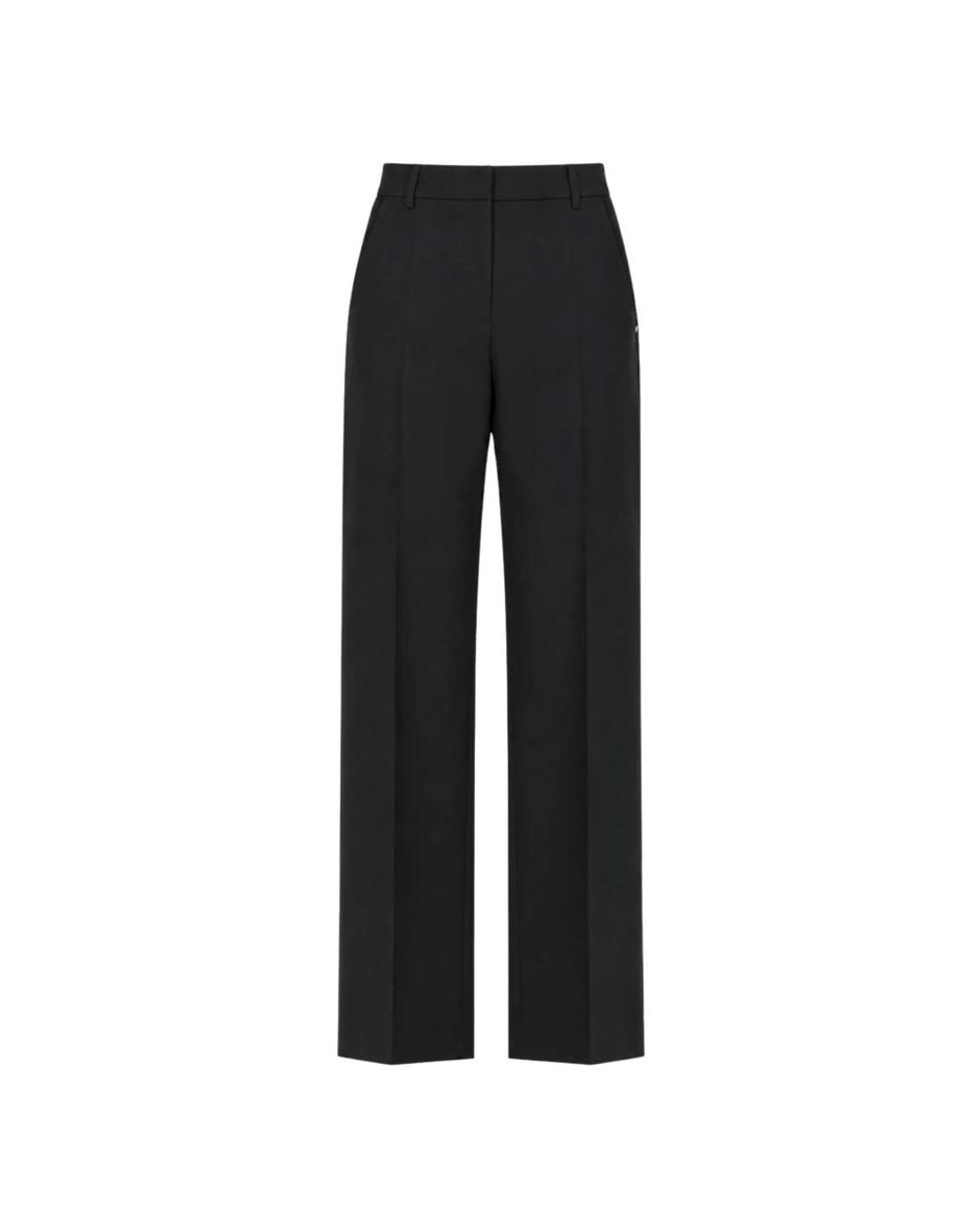 Sportmax Black Wide Trousers