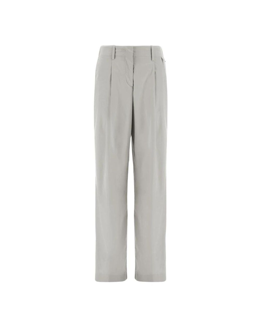 Herno Broeken ,Grijs ,Polyester Modal Polyester Elastane Broek in het Gray
