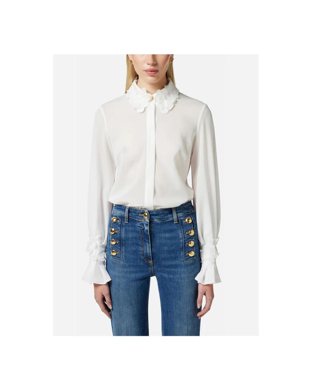 Elisabetta Franchi White Shirts