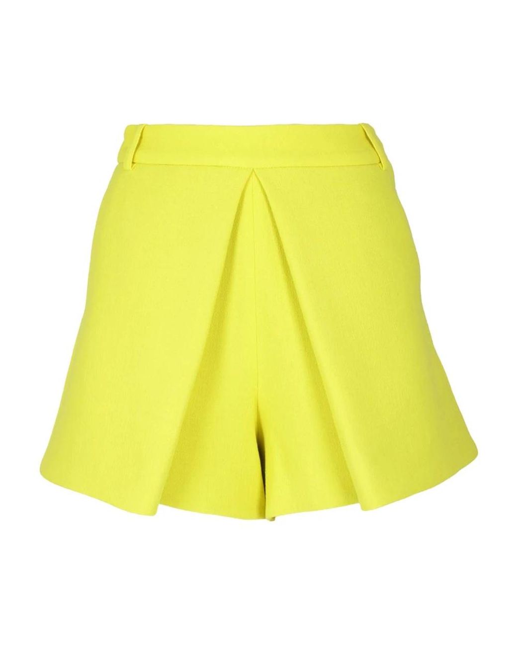 Alexandre Vauthier Yellow Short Shorts