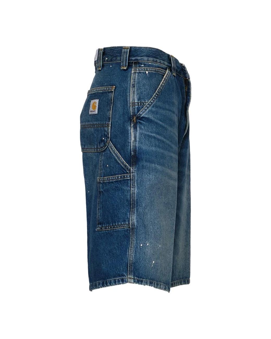 Carhartt Blue Denim Shorts for men