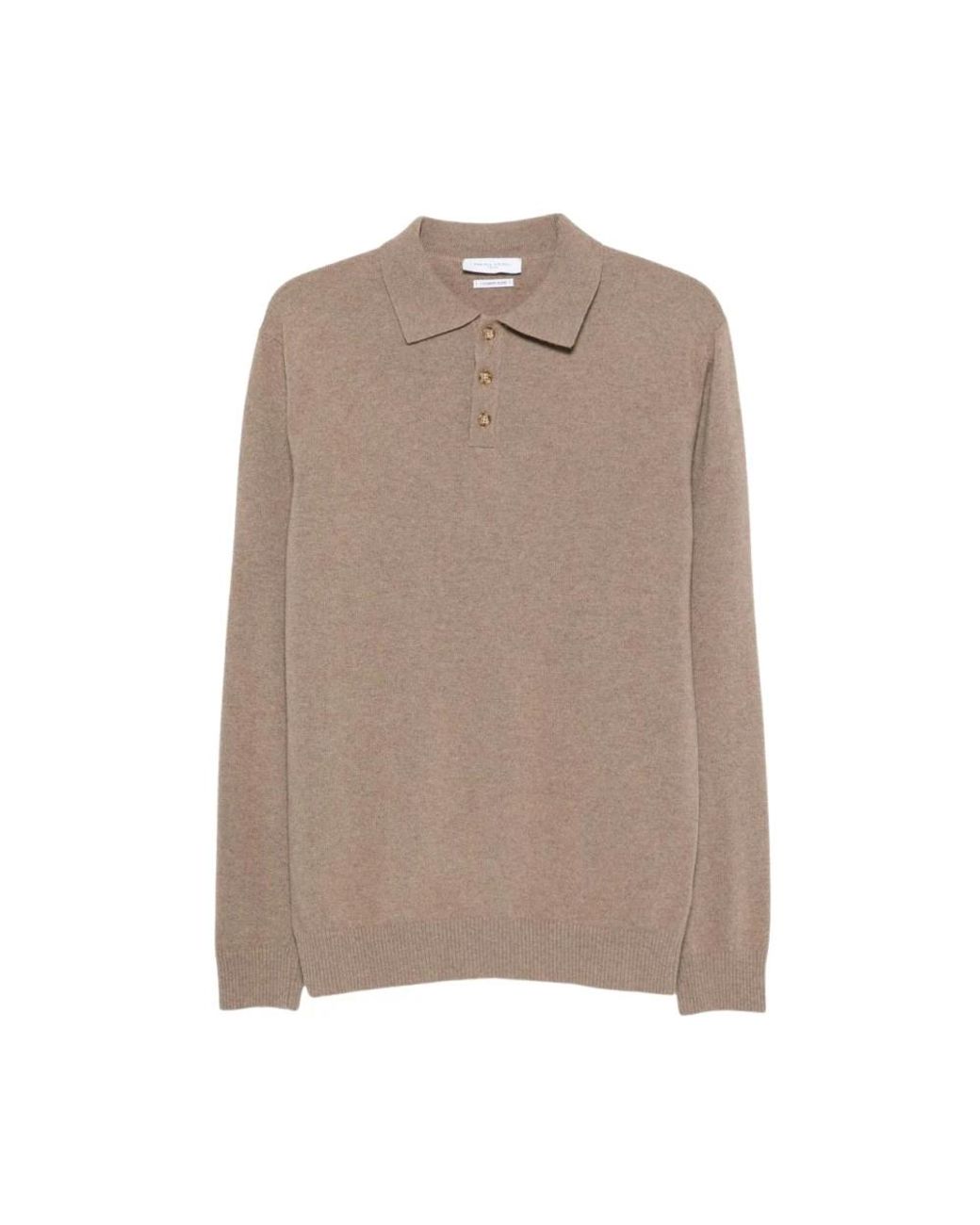 Daniele Fiesoli Brown Polo Shirts for men