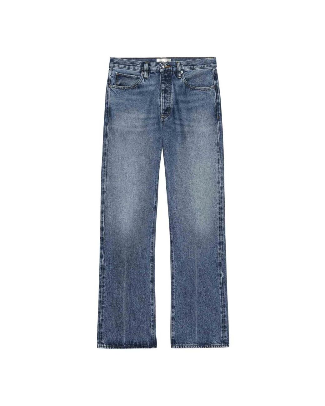 FRAME Blue Straight Fit Jeans