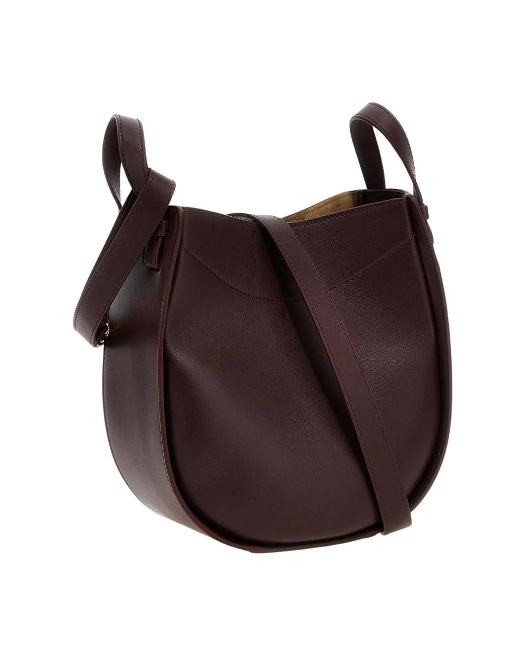 Loewe Brown Hammock Slice Hobo Bag
