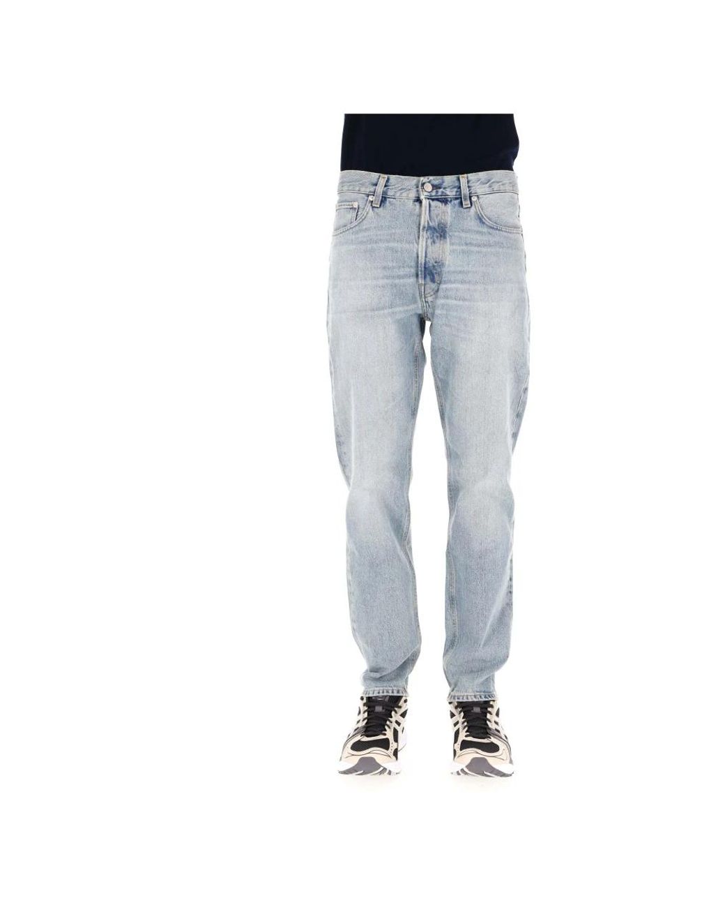 Haikure Blue Loose-Fit Jeans for men