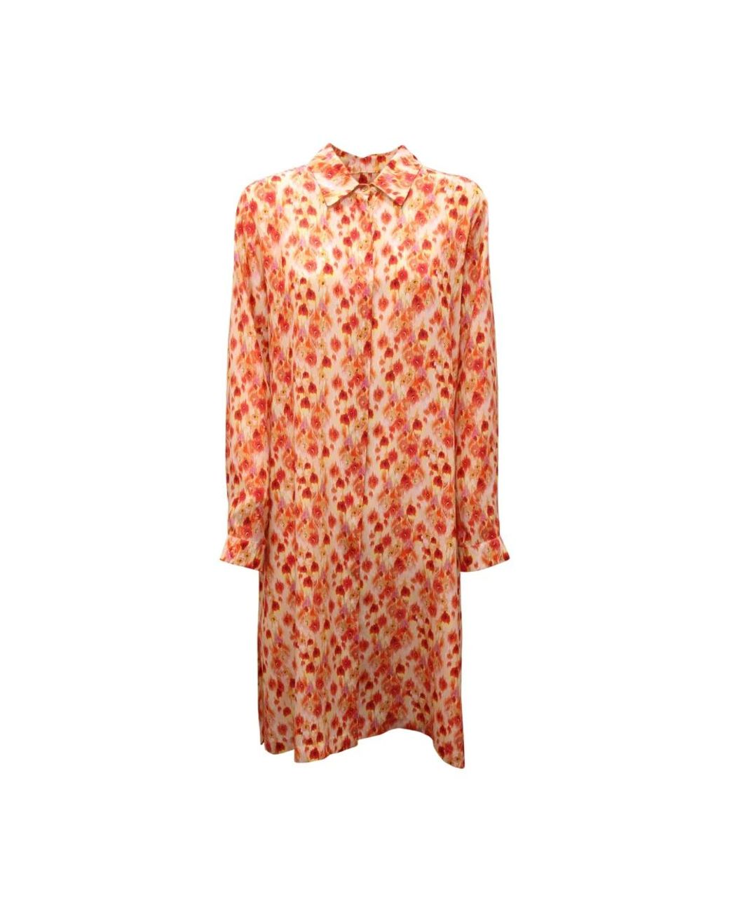 Max Mara Orange Shirt Dresses