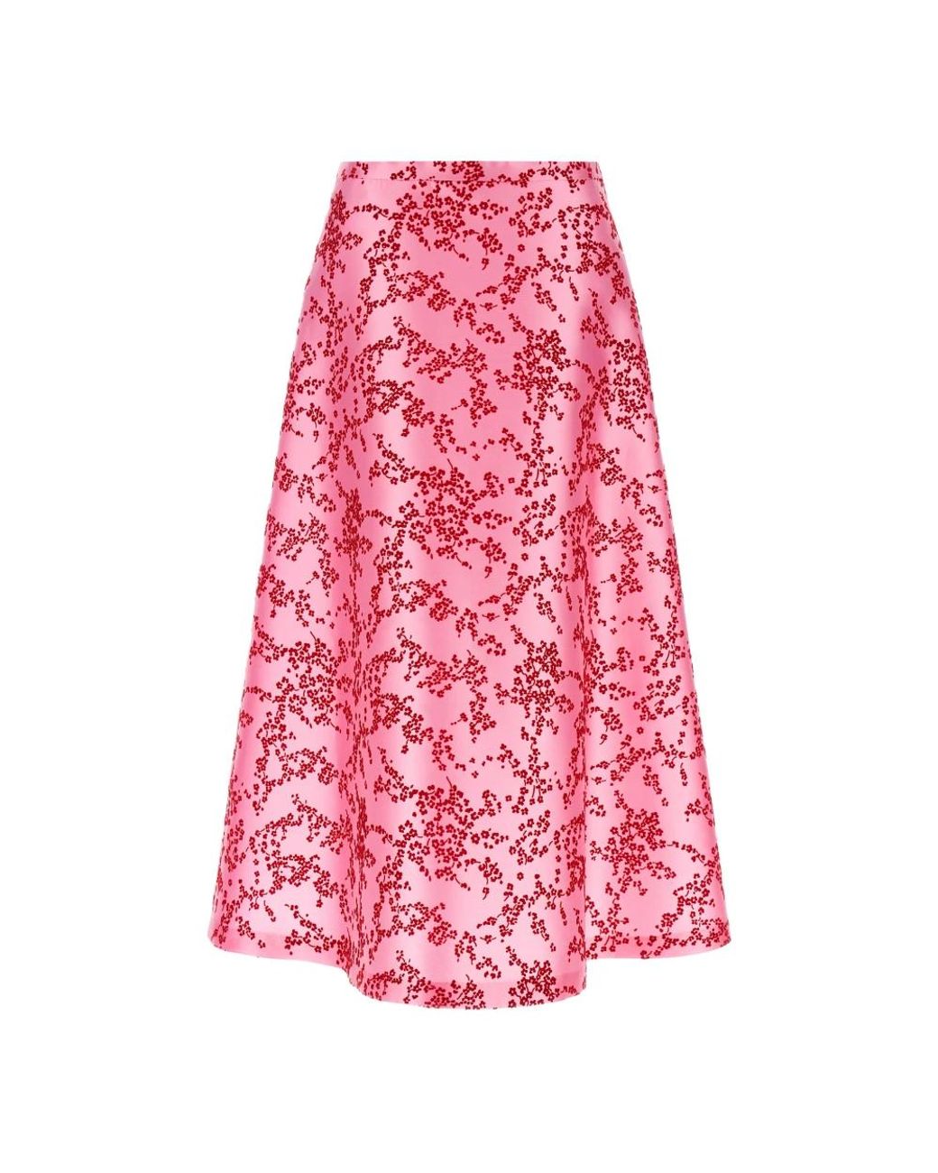 Alberta Ferretti Pink Midi Skirts