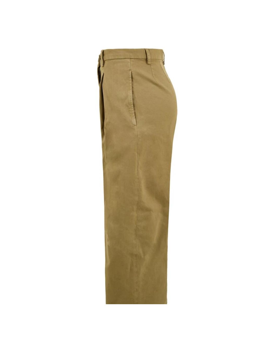 Aspesi Green Straight Trousers