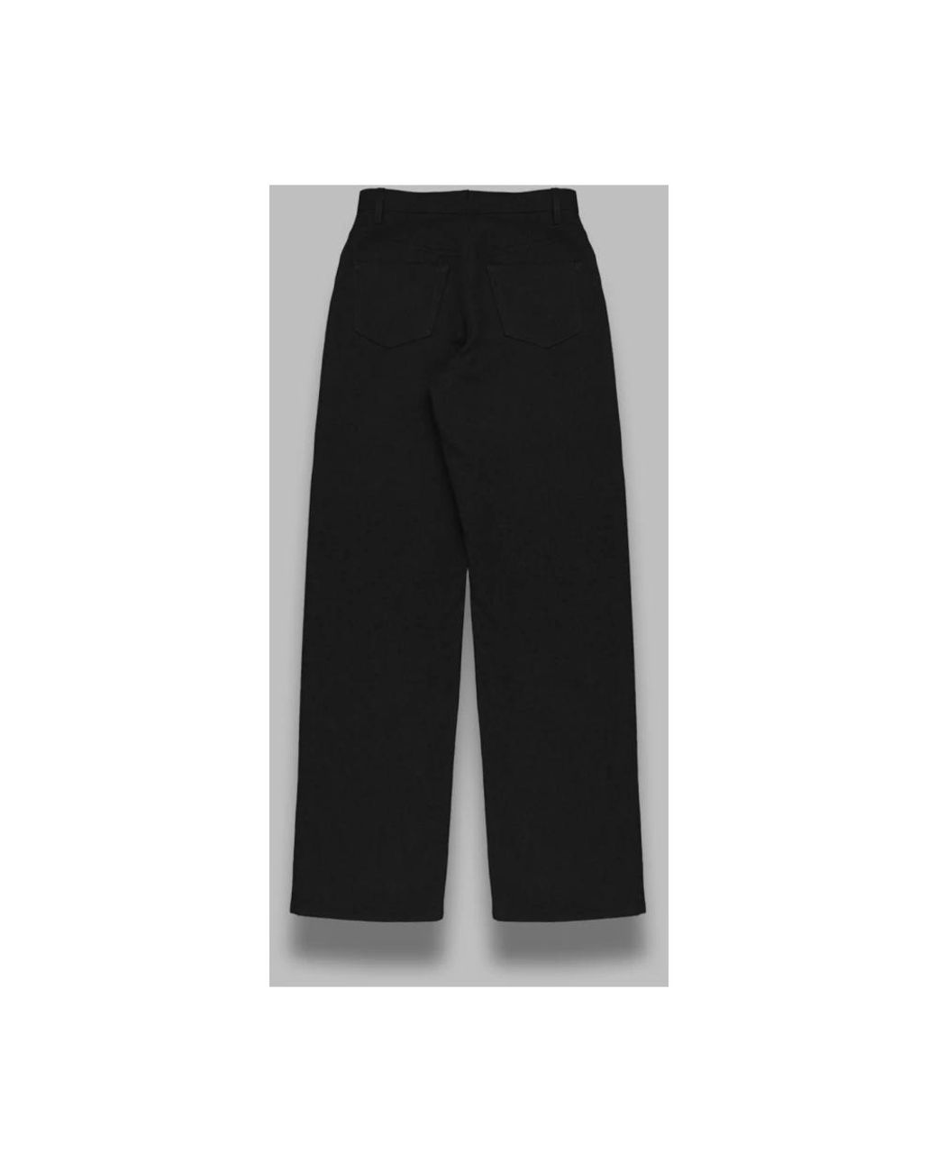 Dries Van Noten Black Straight Trousers for men