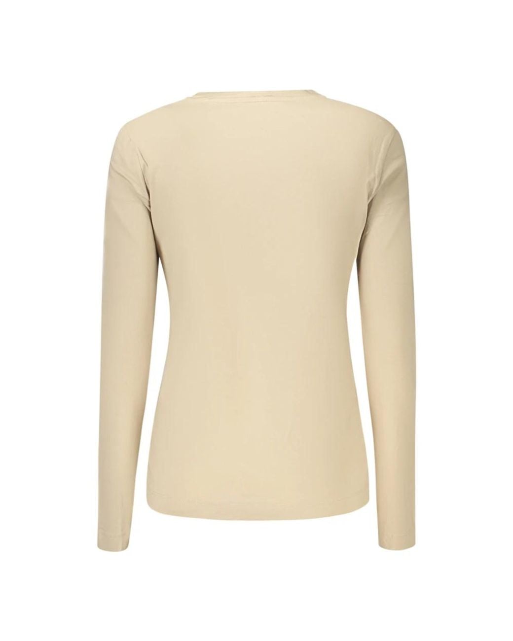 Guess Natural Long Sleeve T-Shirts