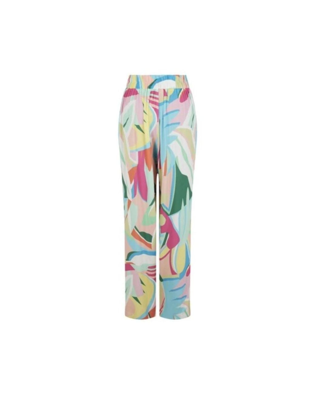 Naf Naf Blue Straight Trousers