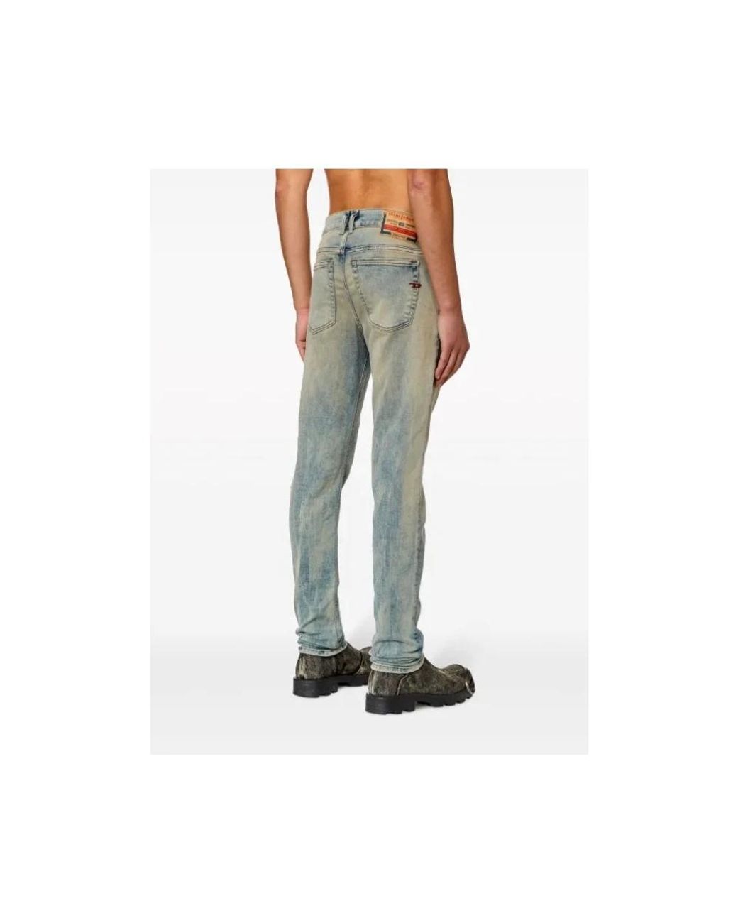 DIESEL Blue Slim Fit Jeans for men
