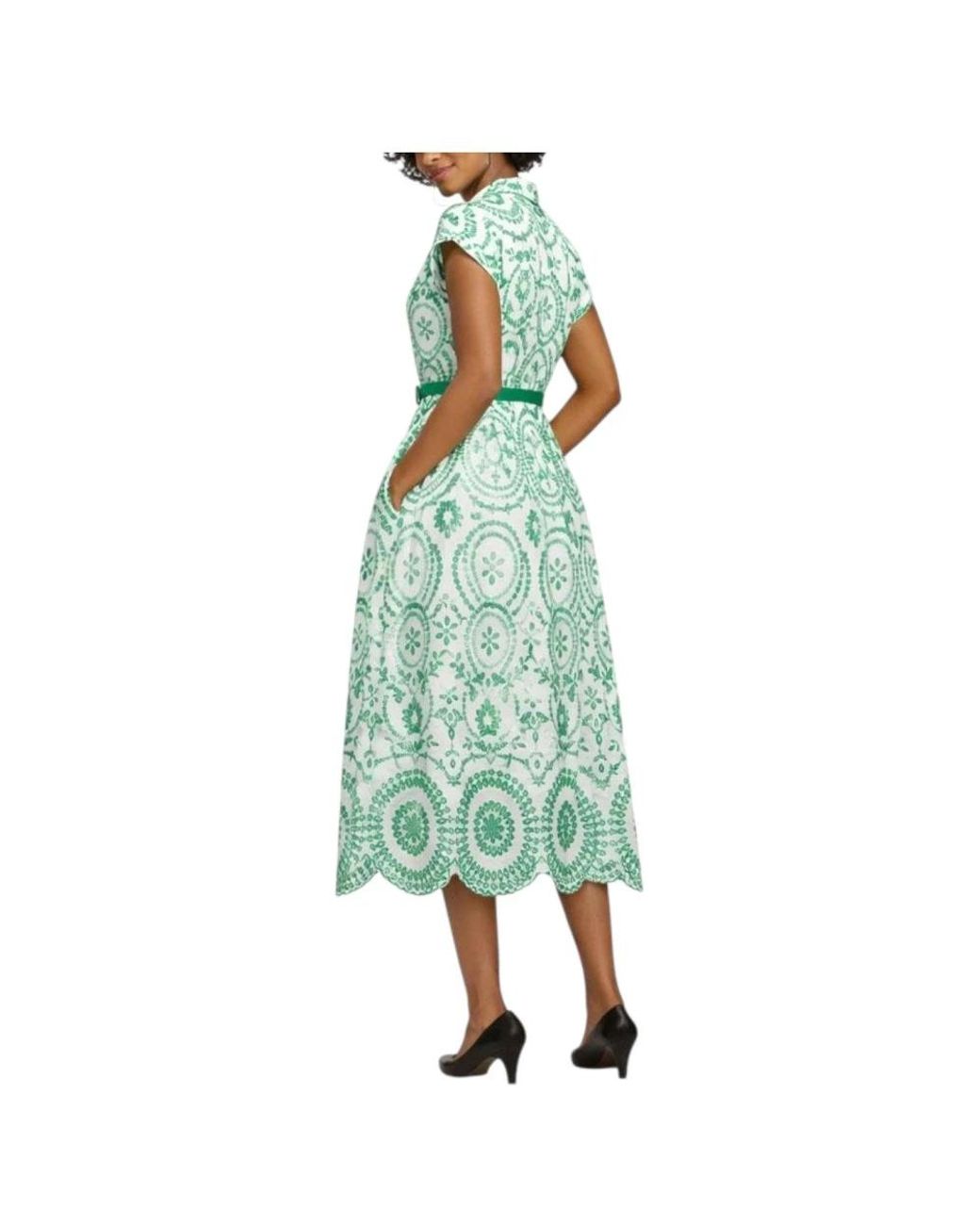 Salsa Jeans Green Shirt Dresses