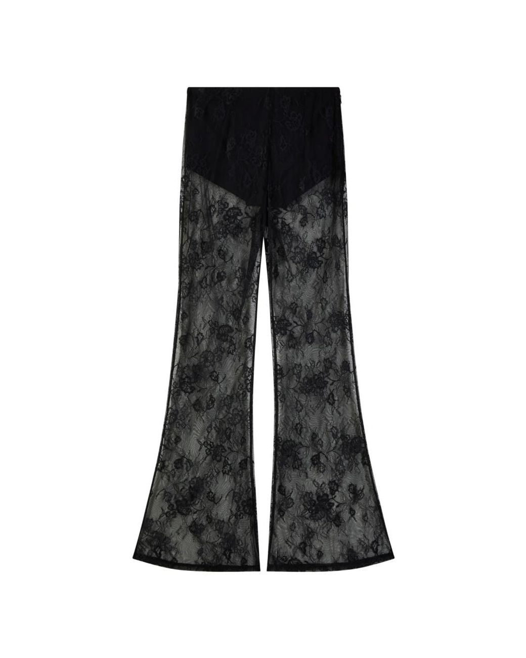 Patrizia Pepe Black Wide Trousers