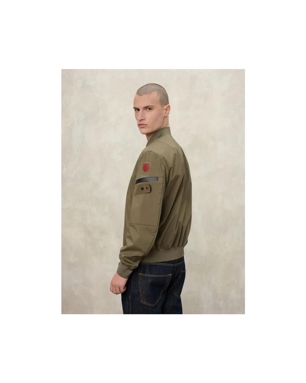 Bomber Jackets di Blauer in Green da Uomo