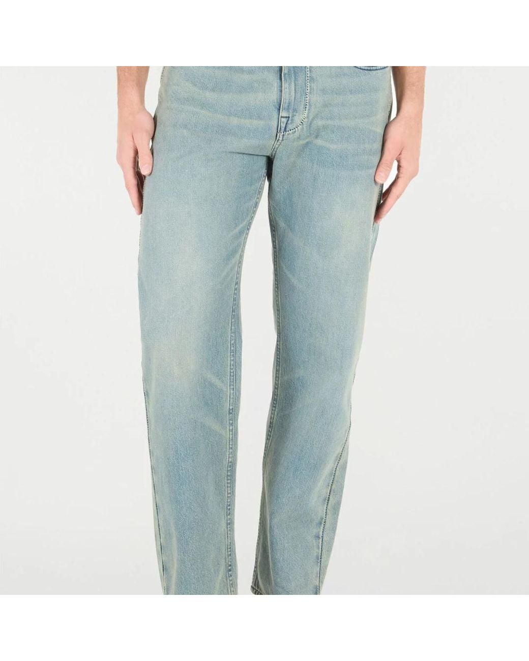 Roberto Cavalli Blue Straight Jeans for men