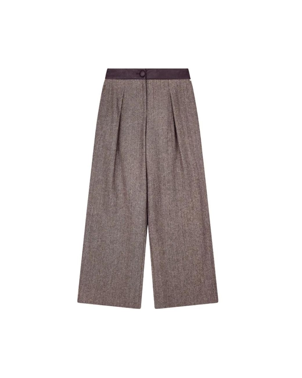 ARMANI EXCHANGE Brown Wide Trousers