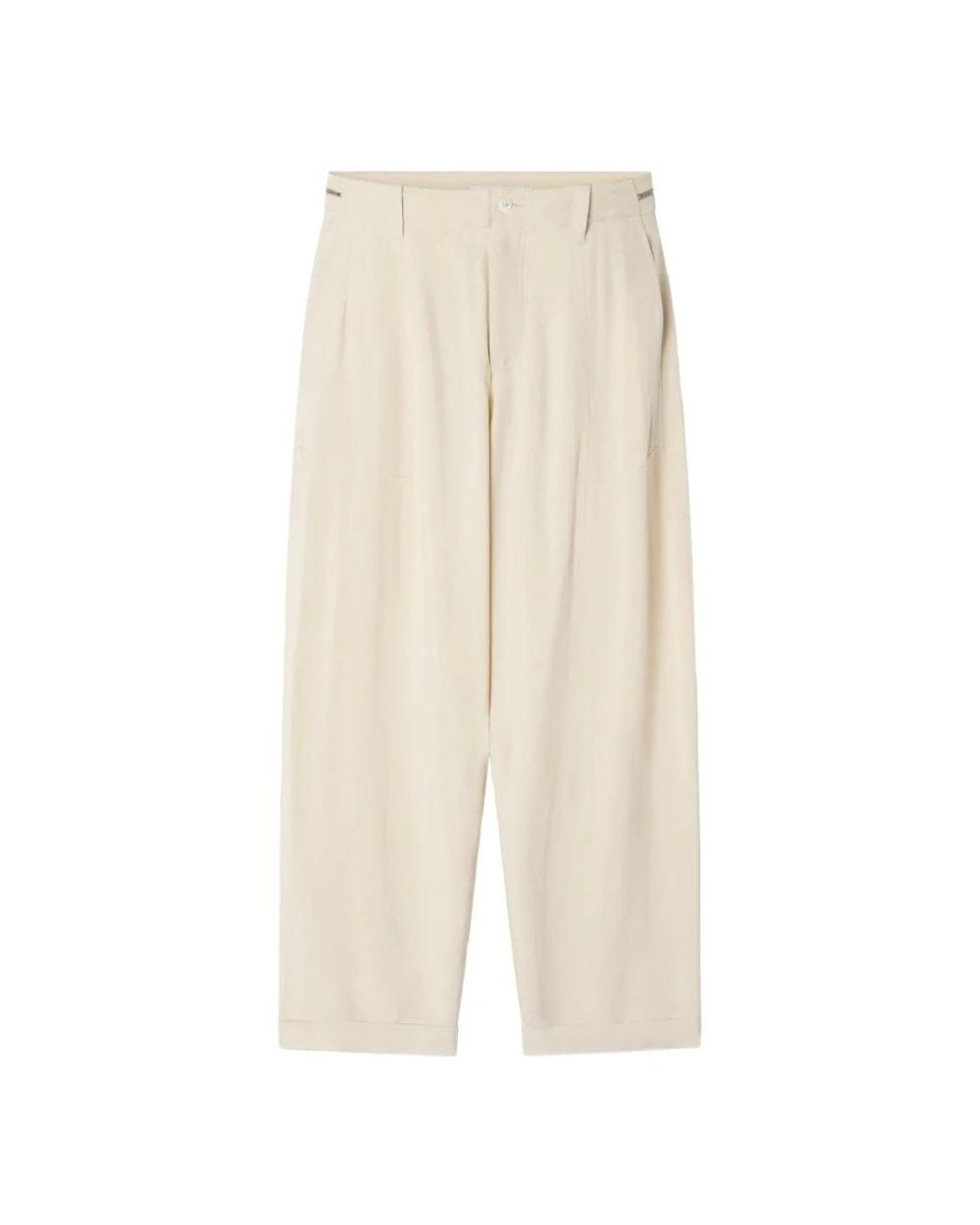 Lanvin Natural Wide Trousers for men