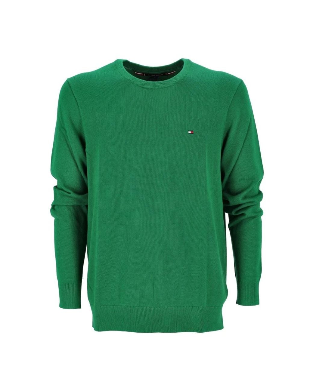Tommy Hilfiger Green Round-Neck Knitwear for men