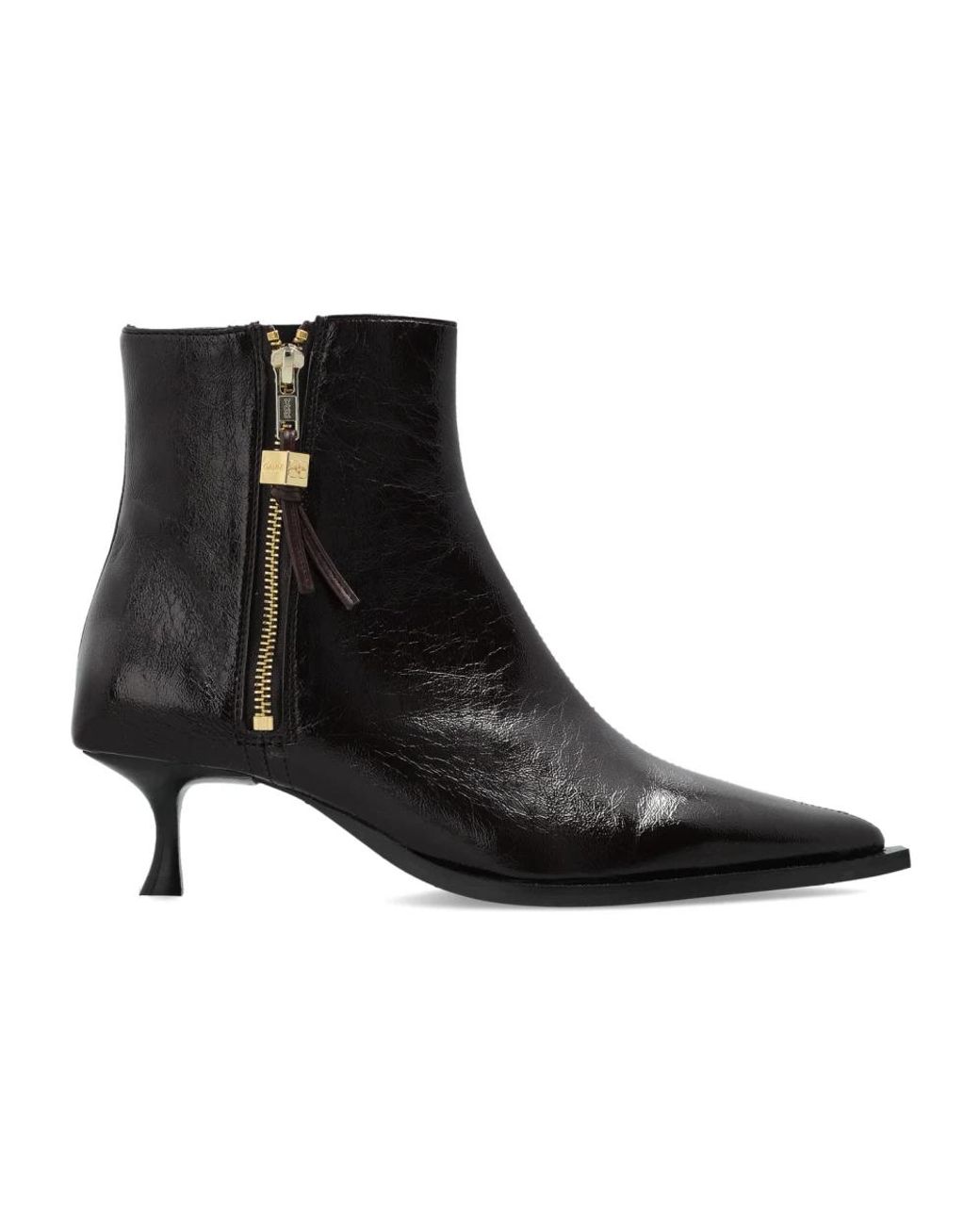 Ganni Black Heeled Boots