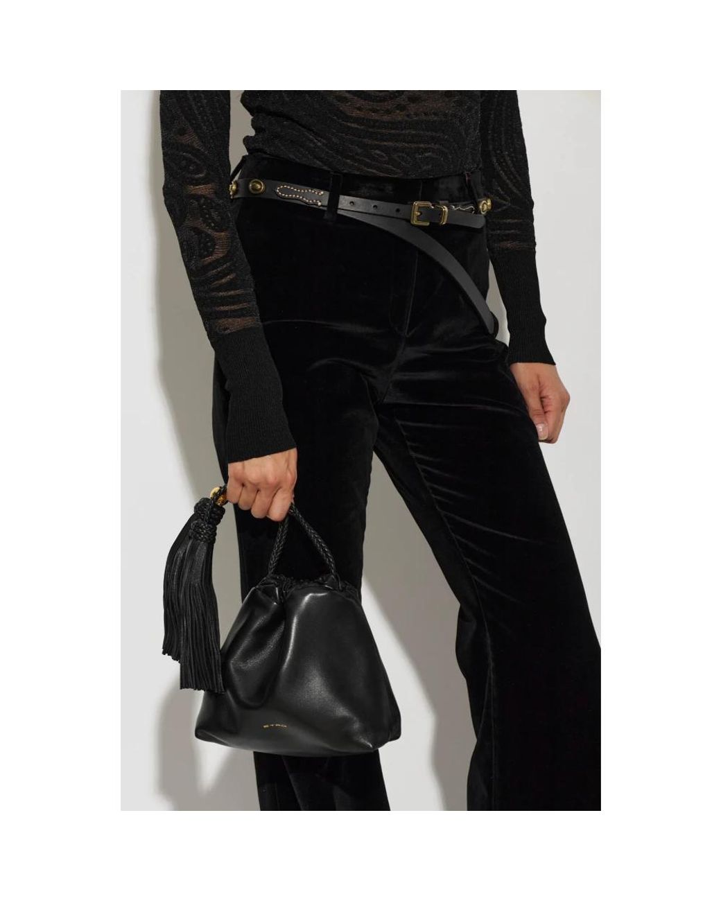 Etro Black Bucket Bags