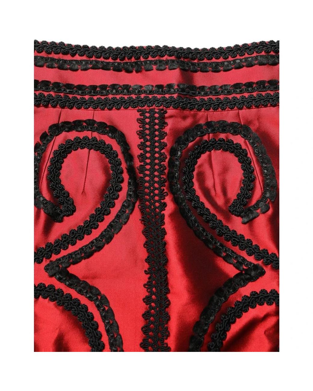 Dolce & Gabbana Red Short Skirts