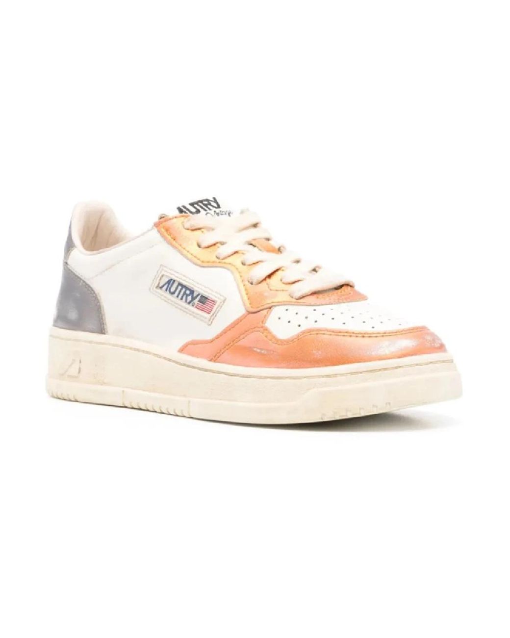 Autry Pink Super Vintage Low Sneakers