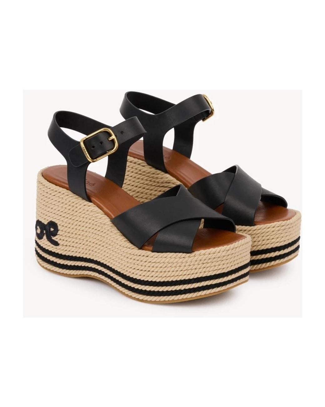 Chloé Black Wedges
