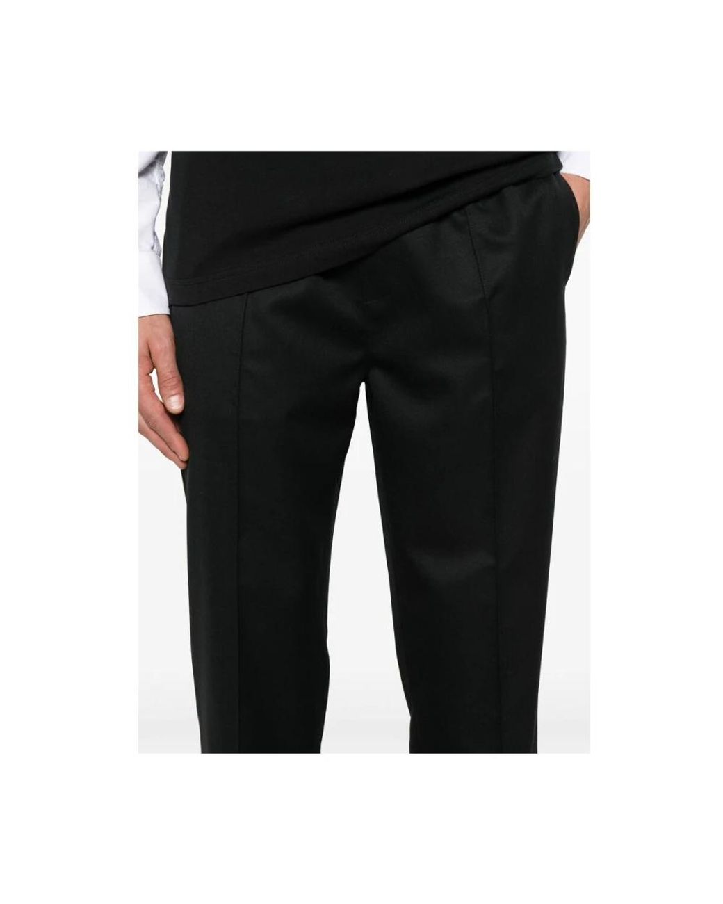 A.P.C. Black Straight Trousers for men