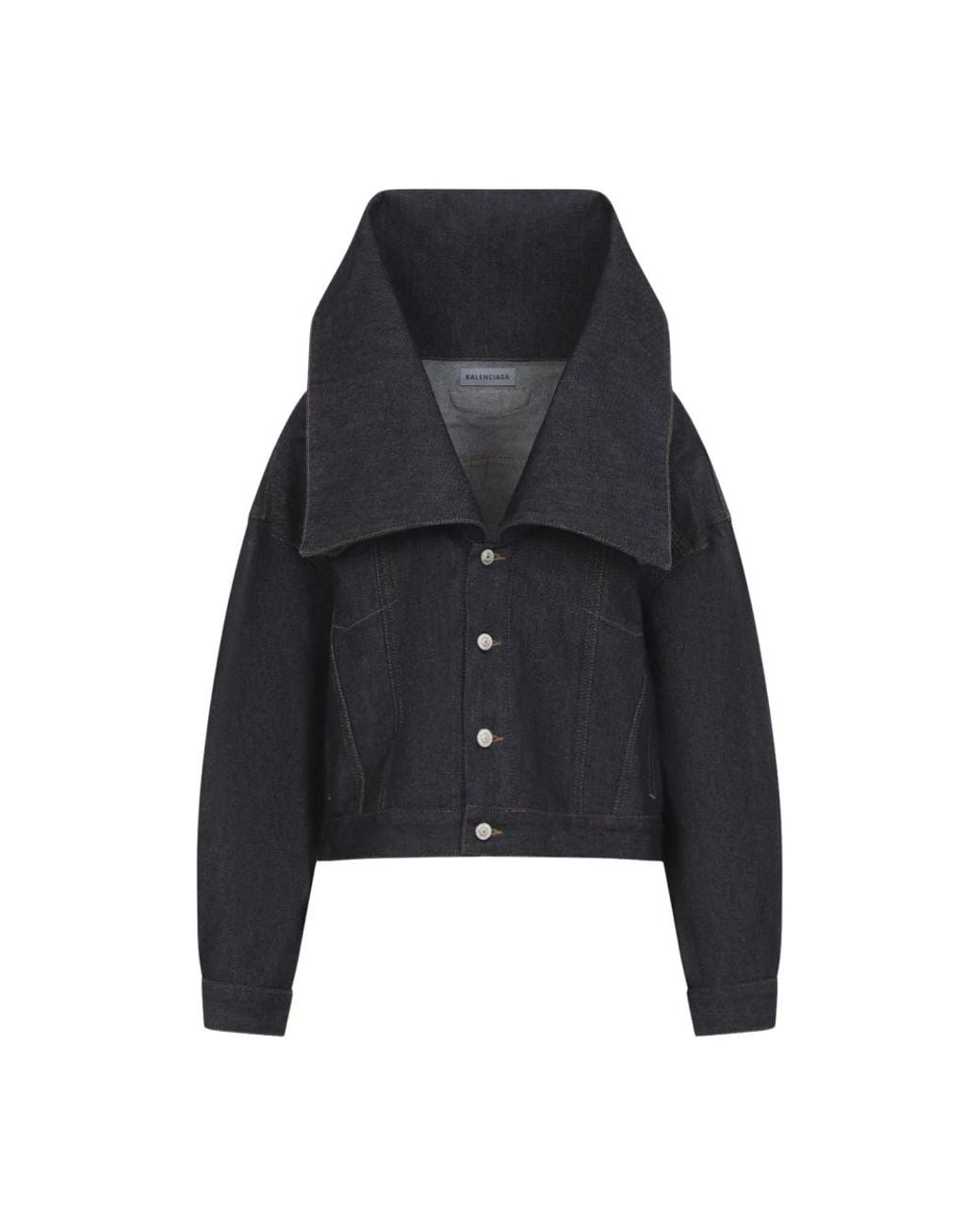 Balenciaga Black Denim Jackets