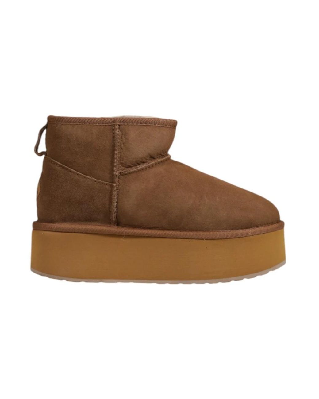 EMU Brown Micro flatform schuhe