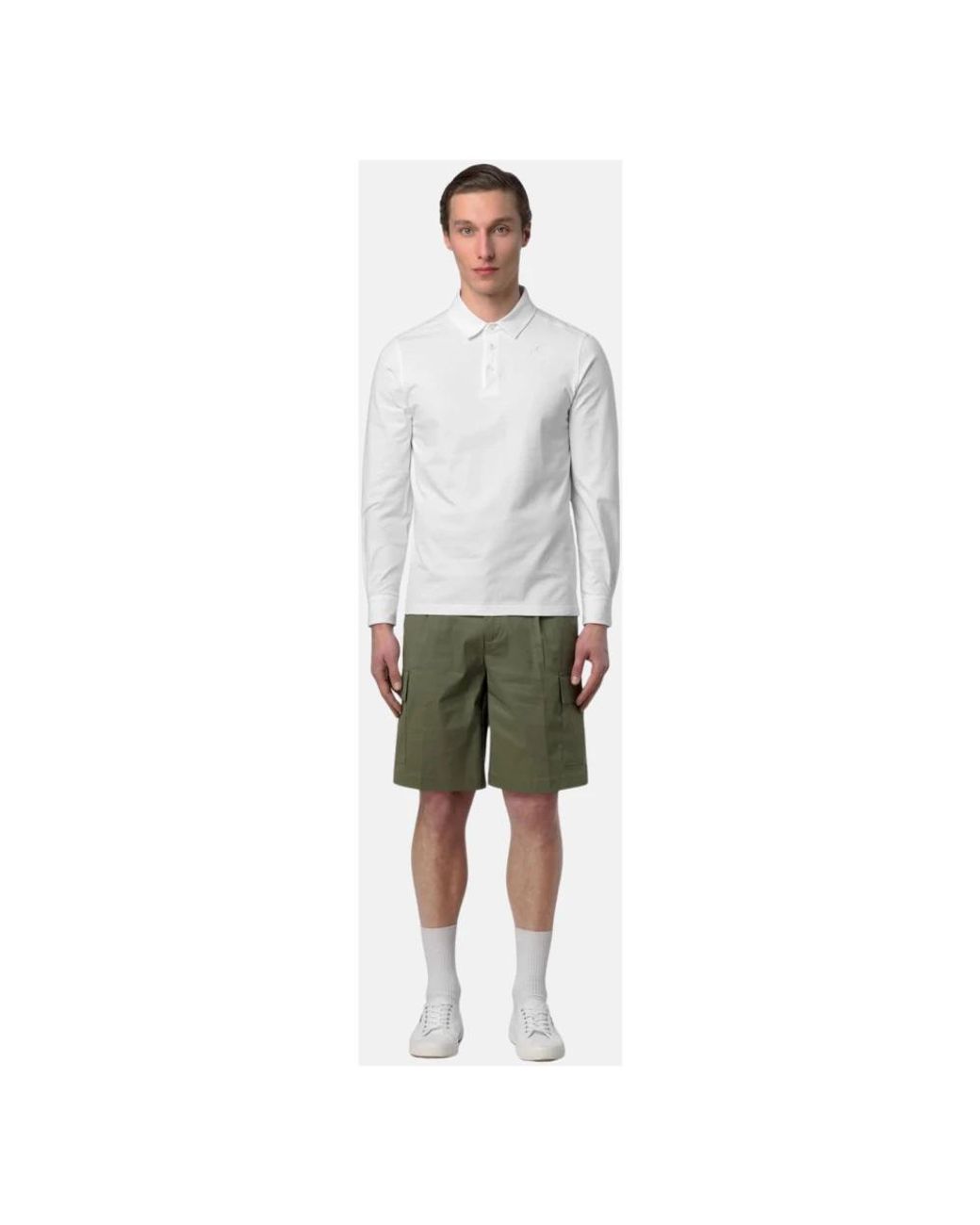 K-Way White Polo Shirts for men