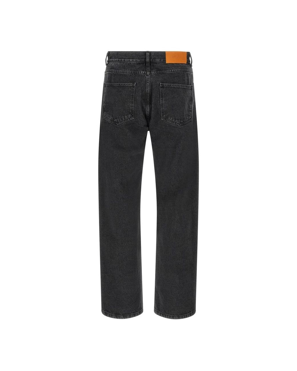 Second/Layer Gray Straight Fit Jeans for men