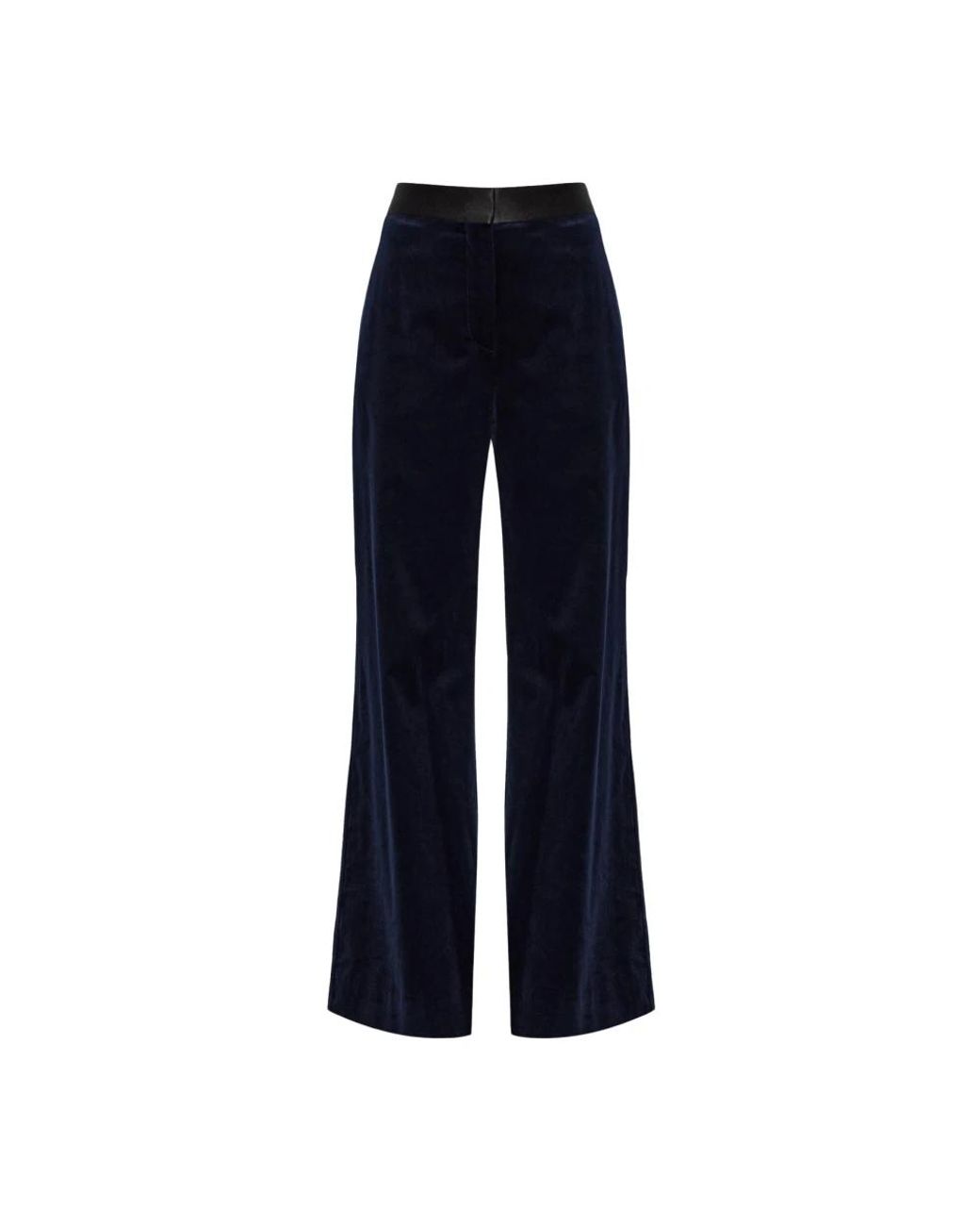 Victoria Beckham Blue Wide Trousers