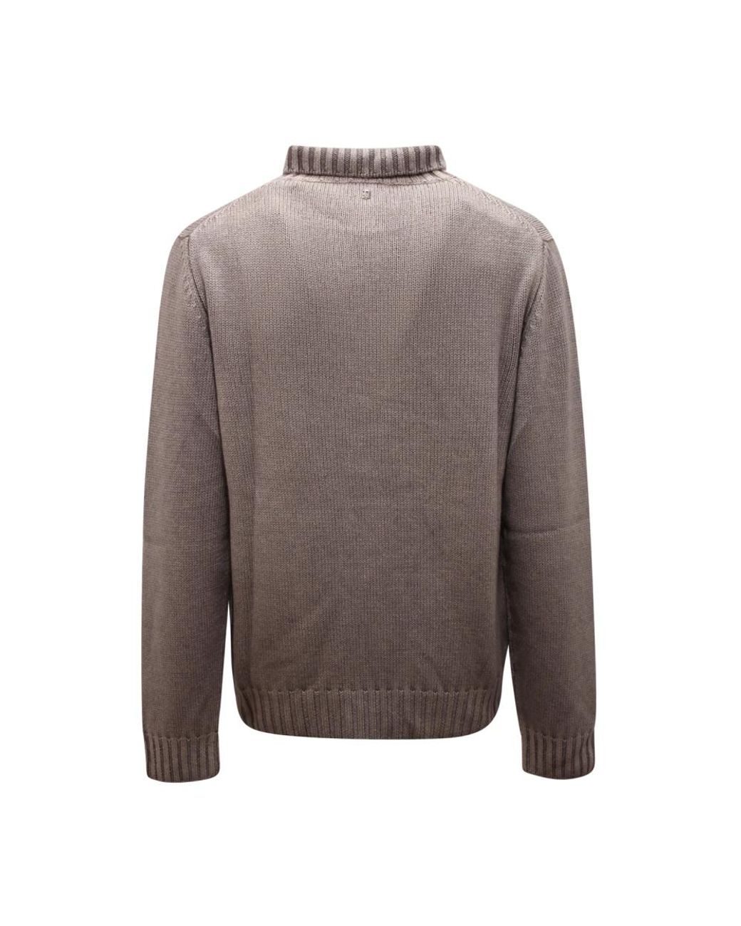 Dondup Brown Round-Neck Knitwear for men