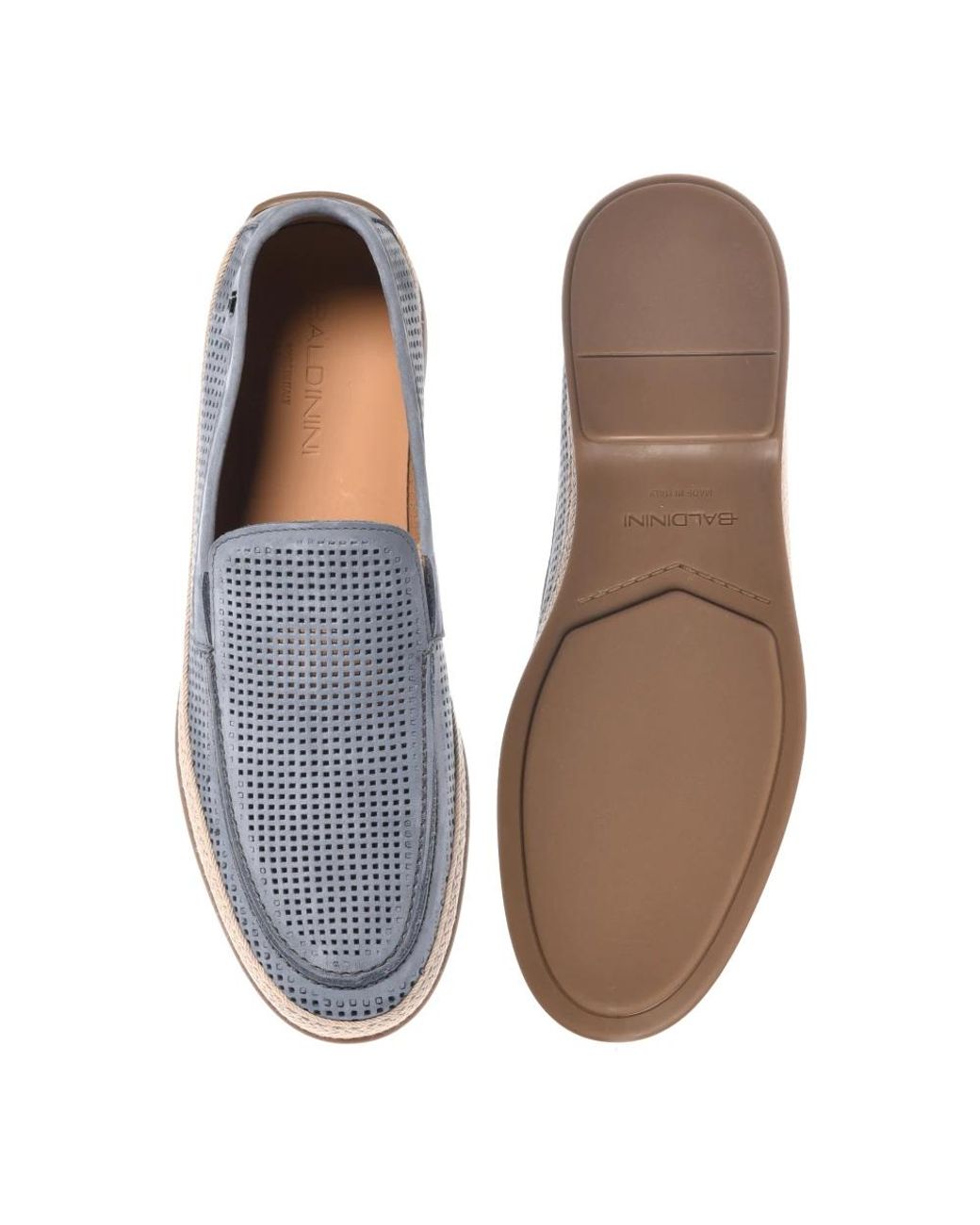 Baldinini Blue Loafers for men