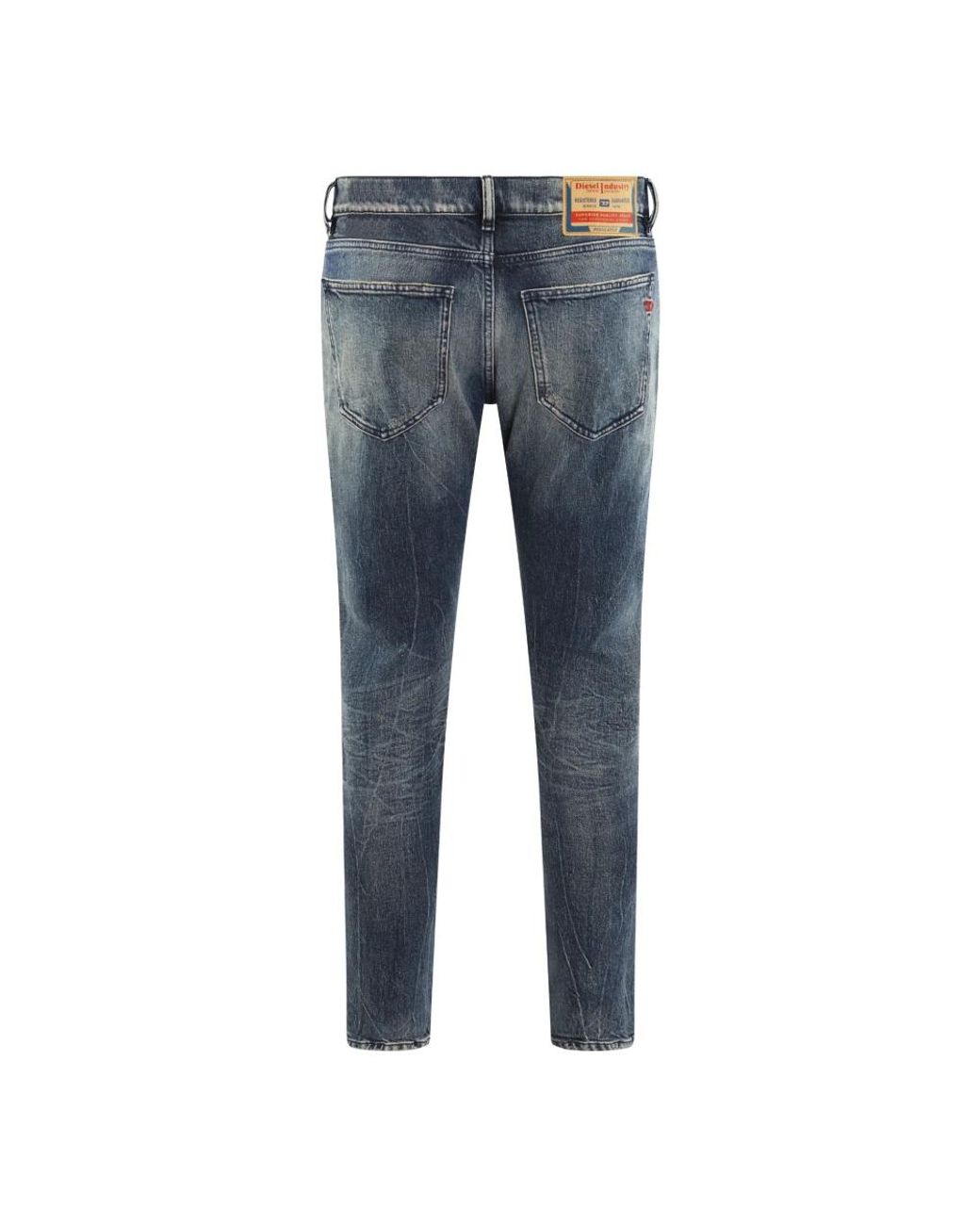 DIESEL Blue Slim Fit Jeans for men