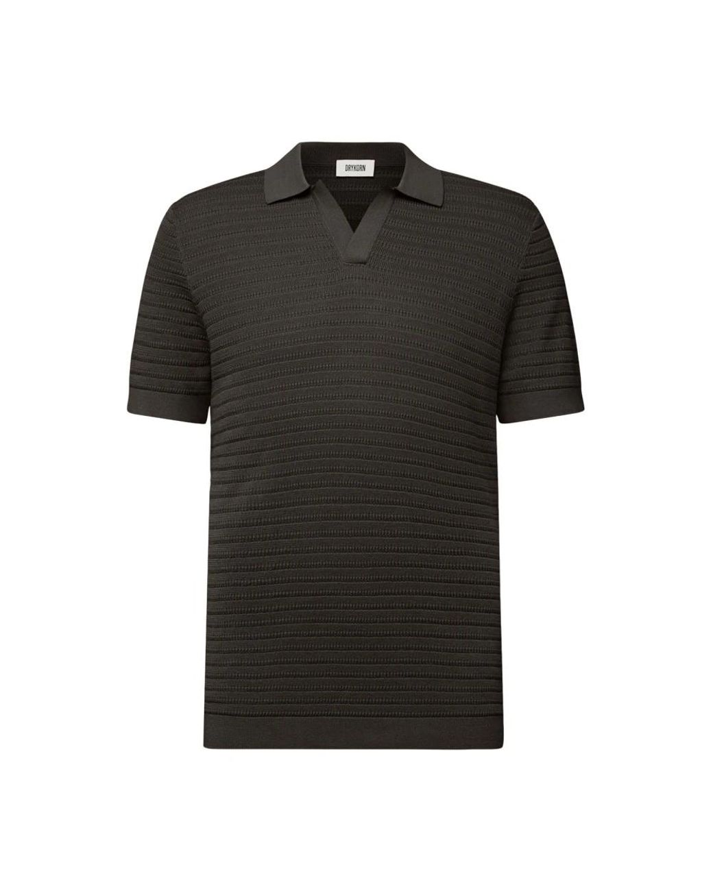 Drykorn Black Polo Shirts for men