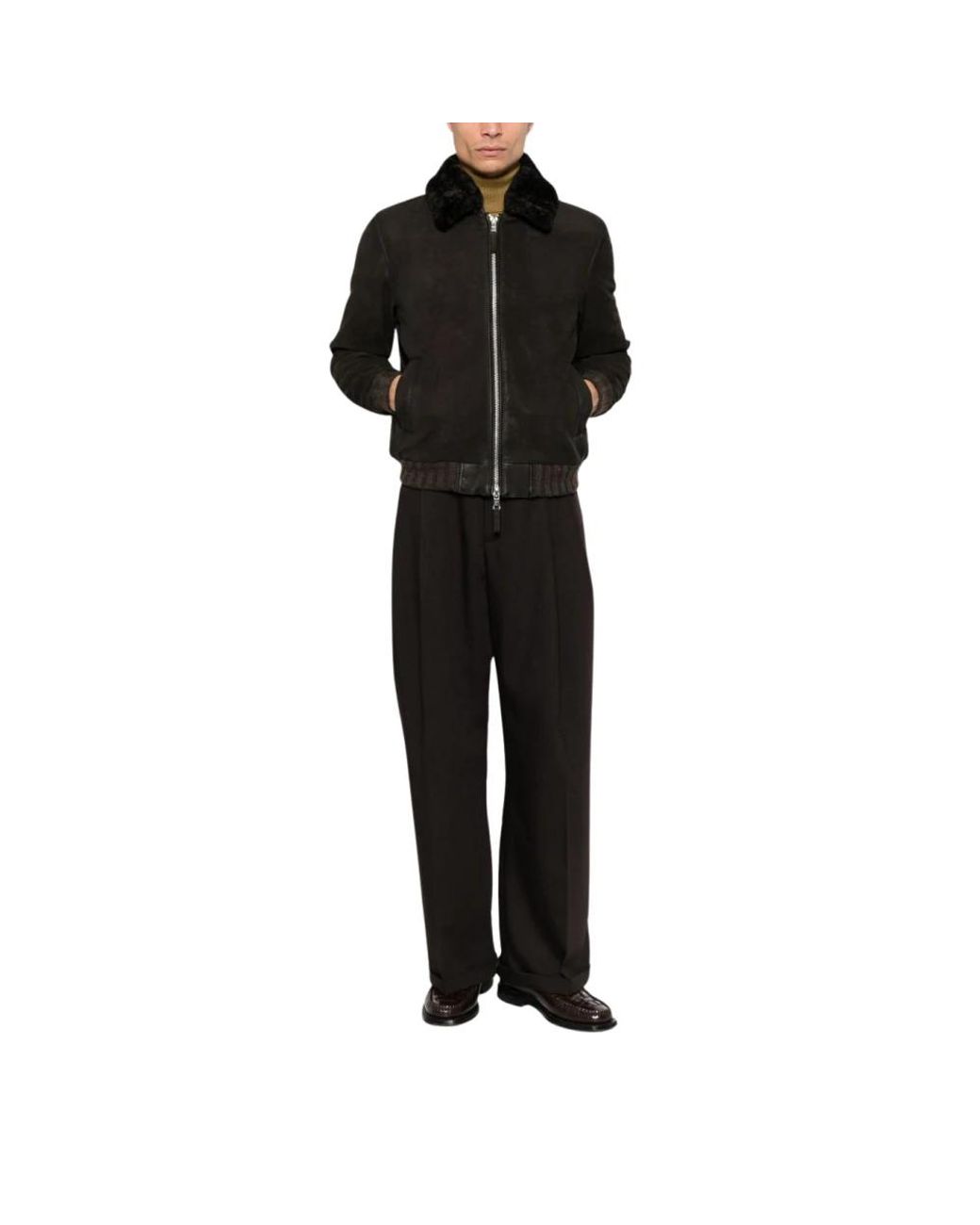 The Jack Leathers Black Bomber Jackets for men