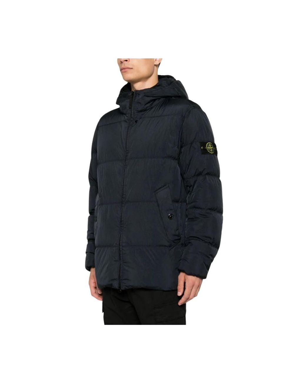 Winter Jackets Stone Island de hombre de color Blue