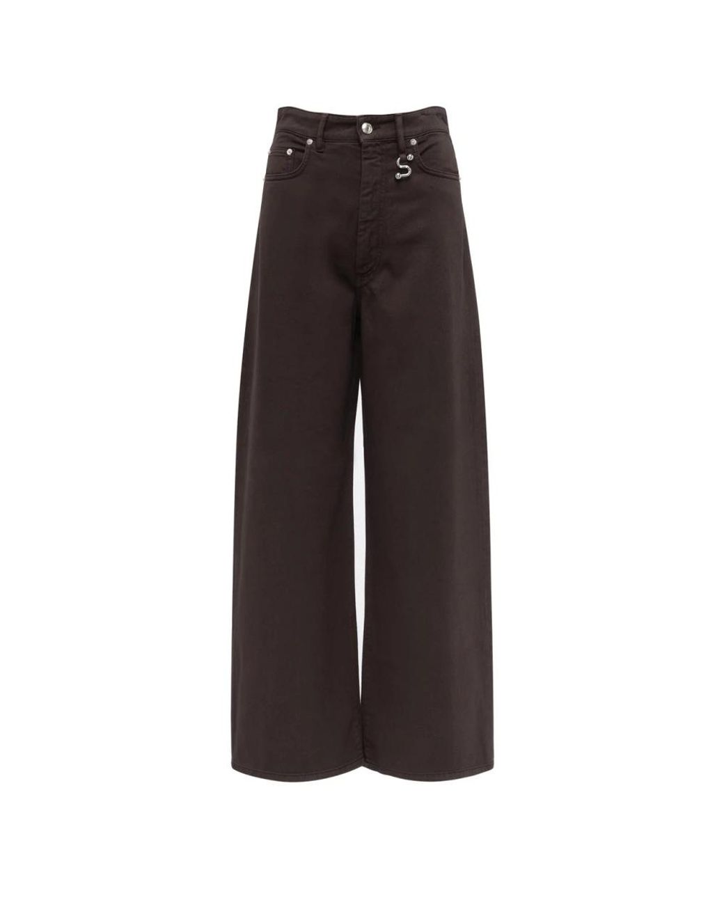 Sportmax Brown Wide Trousers