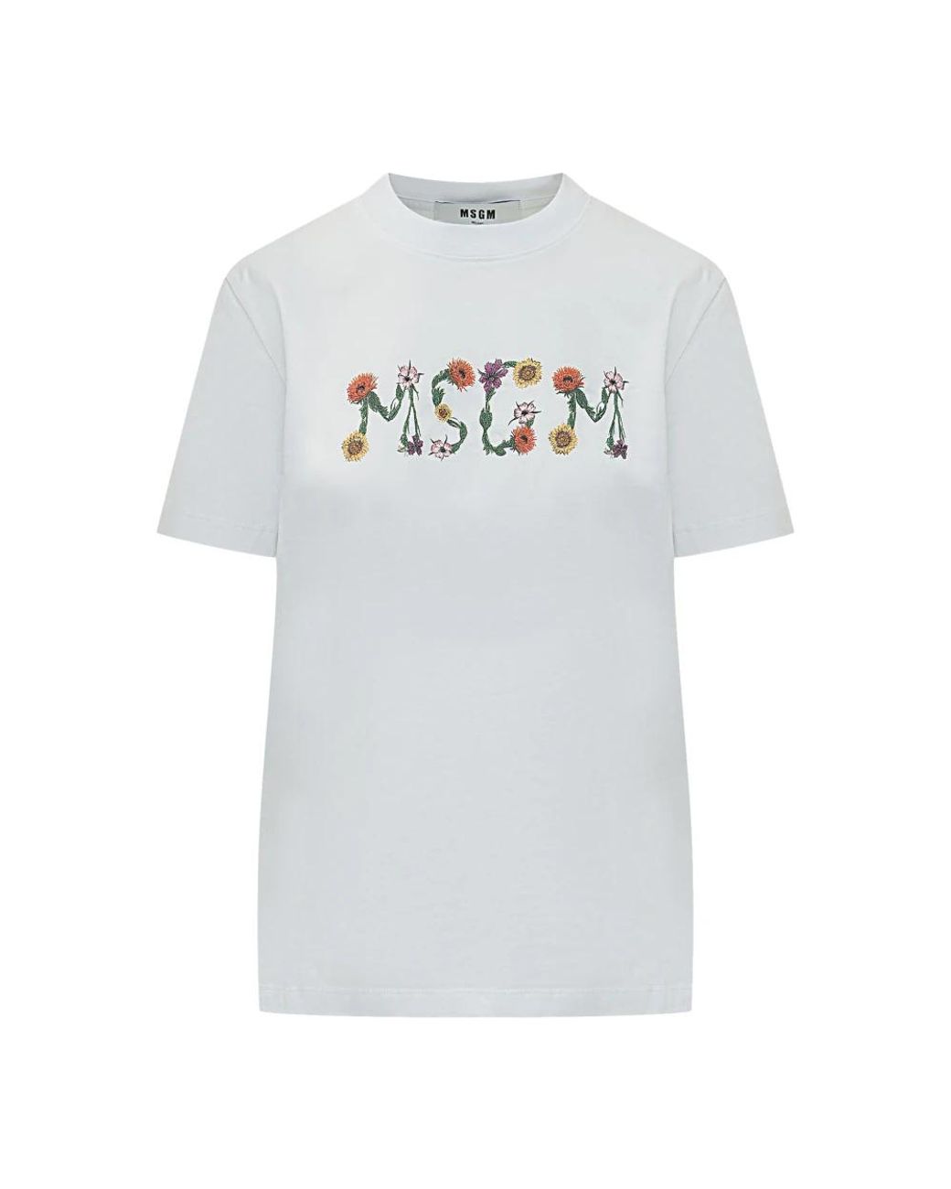 MSGM White T-Shirts