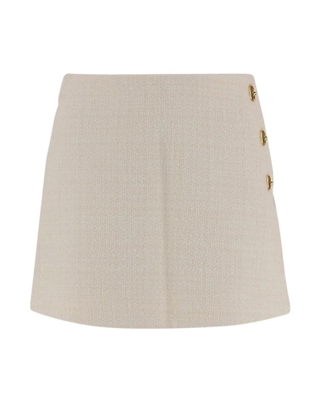 Pinko Natural Short Skirts