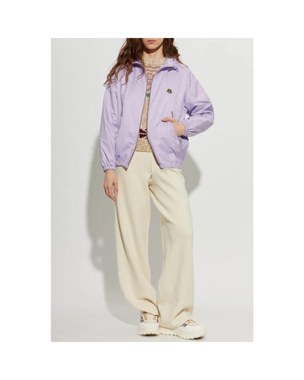 Light Jackets Moncler en coloris Purple