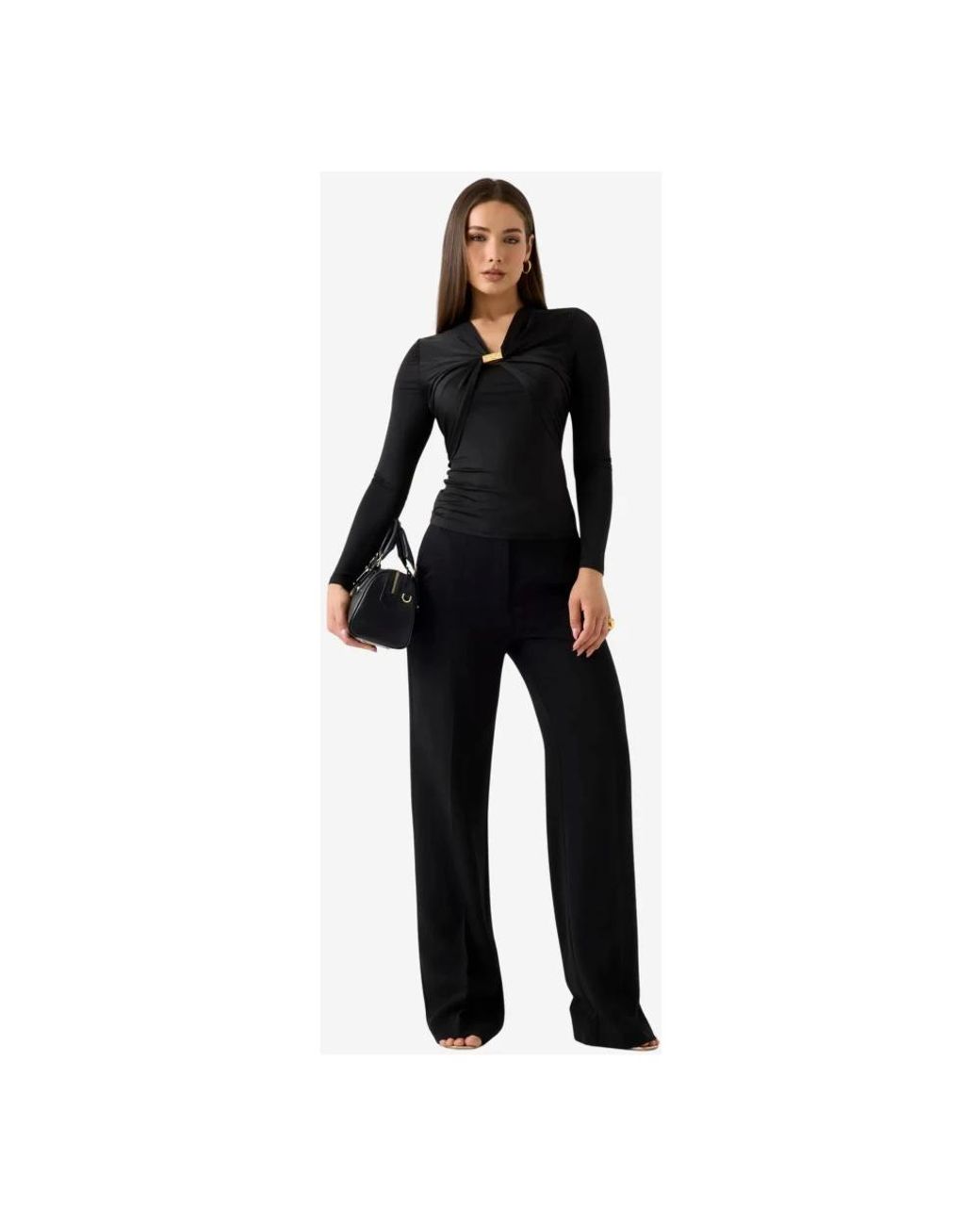 Marciano Black Long Sleeve T-Shirts